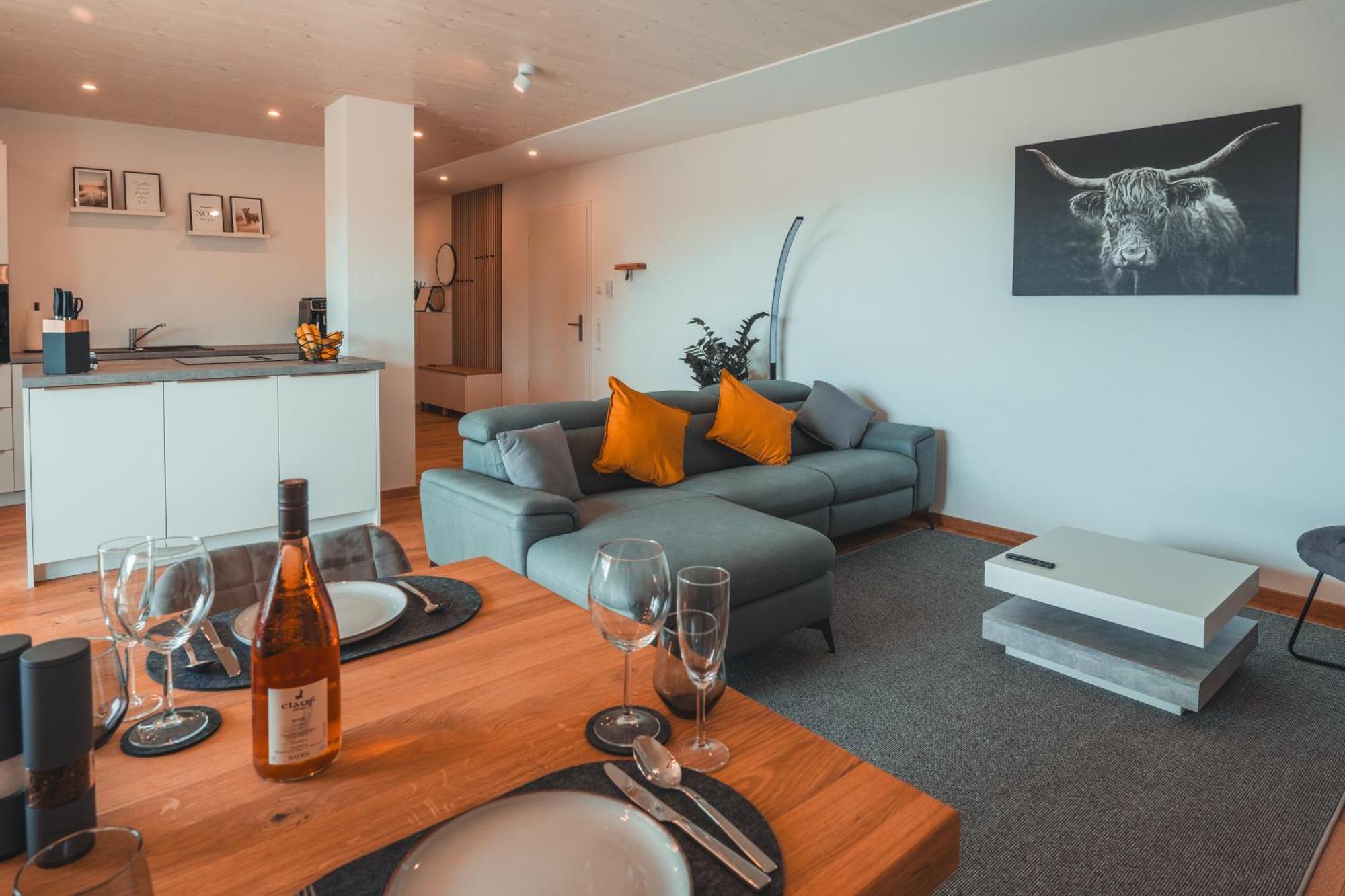 Ferienwohnung Steinablick Mit Grossem Balkon & Garage Юлінген-Біркендорф Екстер'єр фото